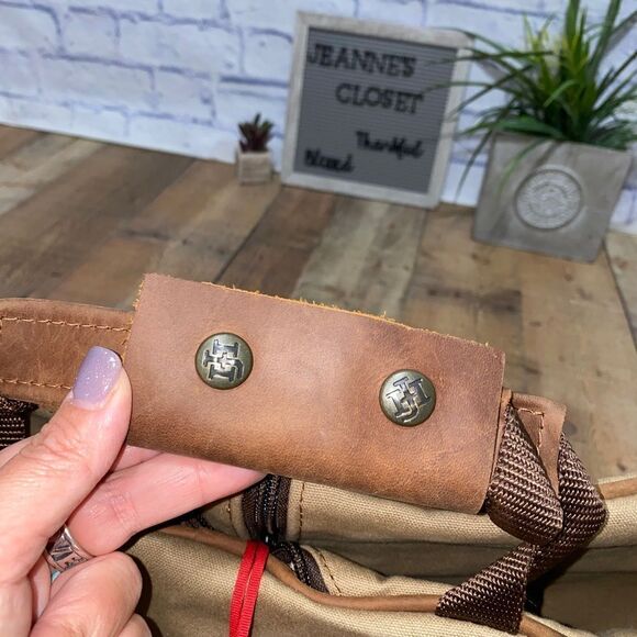 Jon hart two suiter garment bag canvas leather - Picture 12 of 16